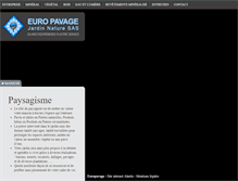 Tablet Screenshot of euro-pavage.fr